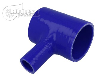 Silicone T-piece Adapter 63,5mm / 25mm / blue | BOOST...