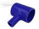 Silicone T-piece Adapter 63,5mm / 25mm / blue | BOOST products