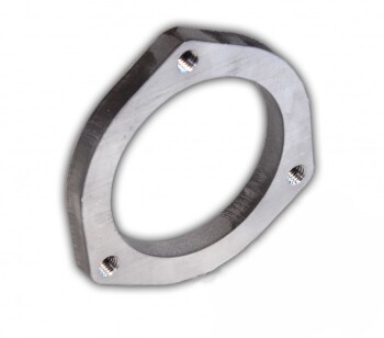 Exhaust flange universal 63,5mm with threads