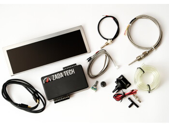 9.1" LCD TFT display including sensors for boost...