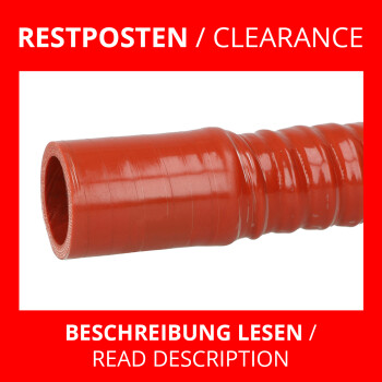 Restposten - Flex Silikonschlauch - 1m - 45mm, rot