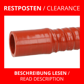 Clearance - Flex Silicone Hose - 1m - 54mm, red | BOOST products