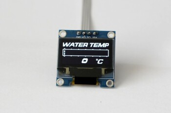 OLED 1.3" digital single water temperature gauge (Celsius) | Zada Tech
