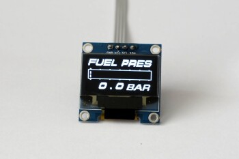 OLED 1.3" digital single fuel pressure gauge (Psi) // incl. sensor | Zada Tech