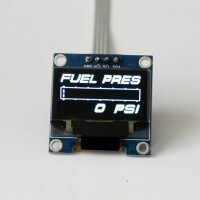 OLED 1.3" digital single fuel pressure gauge (Psi) // incl. sensor | Zada Tech