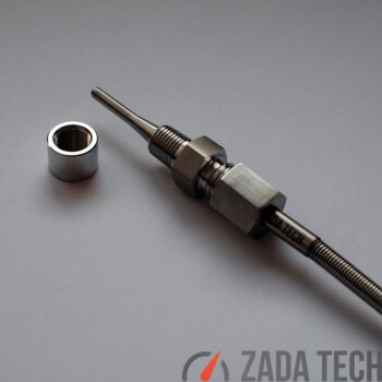 OLED 1.3" digital single exhaust gas temperatur gauge (Celsius) - incl. sensor | Zada Tech