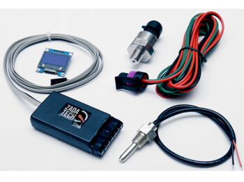 OLED 1.3 Zoll Dual Anzeige Kraftstoff Temperatur (°C) + Kraftstoff Druck (Bar) // inkl. Sensoren | Zada Tech