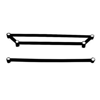 4-Punkt Strebe hinten unten BMW 5-Series E39 M5 | RL4-3064