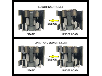 Aluminium torque support + insert for bearing Audi TT 8S (Version 1)