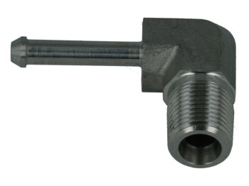 Adapter 1/8" NPT to 4mm 90° barb fitting | TRE