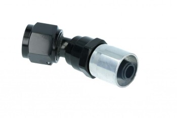 Dash 30° Crimp Style Hose End - Black