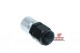 Dash Straight Crimp Style Hose End - Black | RHP