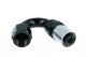 Dash150° Crimp Style Hose End - Black | RHP