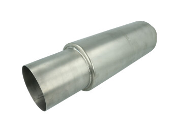 Titanium Exhaust Muffler - Race Series - 76 mm (3") - 30cm length - Grade 4