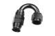 PTFE reusable swivel hose end - black / 180° | RHP