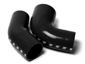 90 Reducer Elbow 2.50-3.00" BLACK | TS-HRE92530-BK