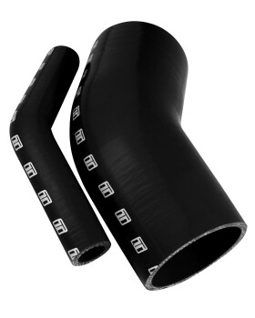 45 Elbow 3.50" BLACK | TS-HE45350-BK
