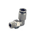 1/8" NPT 90º Pushloc Fitting - SS - 1/4" | TS-0550-3054