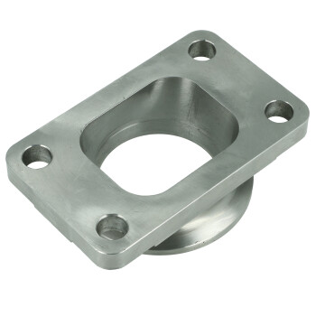 Stainless steel manifold flange adapter T3 to V-Band turbocharger