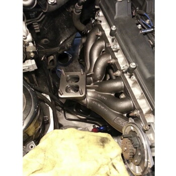 SPA Turbo Manifold Toyota 2JZ GE / Cast iron / T4 Twinscroll / WG long