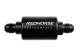 Dash Inlet AN - Dash Outlet AN High Flow Fuel filter - Black | RHP