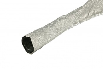 Carbon Fiber Heat Protection Hose - 1m Length | Teknofibra