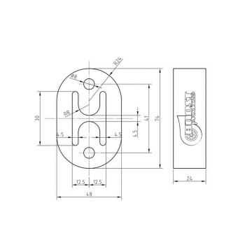 Exhaust Hanger rubber - Heat Resistant