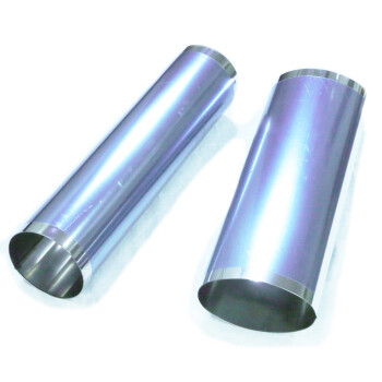 Stainless steel housings for exhaust mufflers
