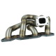 Turbo manifold Nissan SR20DET S13 / S14 / S15 / T25 - wo. WG port - Stainless Steel