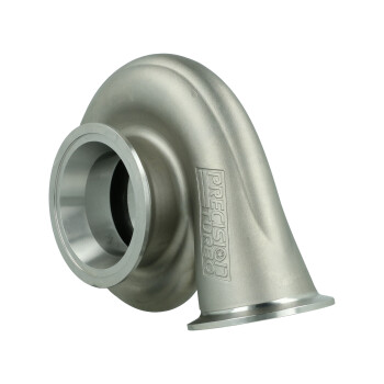 Precision Turbo Abgasgehäuse für 75mm Abgasrad / 1.28 A/R / V-Band ext. WG / V-Band Auslass