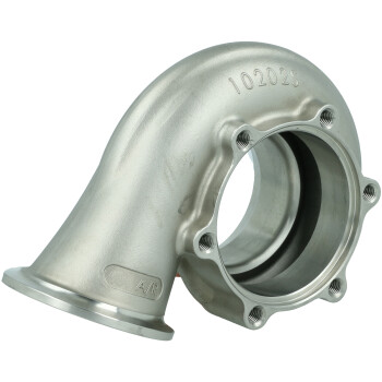Precision Turbo Abgasgehäuse für 70 mm Abgasrad / 0.96 A/R / V-Band ext. WG / V-Band Auslass