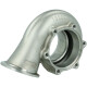 Precision Turbo Abgasgehäuse für 70 mm Abgasrad / 0.96 A/R / V-Band ext. WG / V-Band Auslass