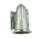 Precision Turbo Abgasgehäuse für 66 mm Abgasrad / 0.82 A/R / V-Band ext. WG / V-Band Auslass - Edelstahl