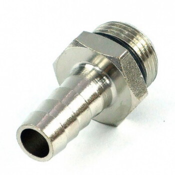 1/4" BSP to 6mm barb connection - stainless steel |...