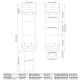 Air Jack 90 Competition complete set 2pc, 8 bar / 120 psi
