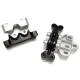 Motorsport Engine/Transmission Mount Pair, VW Golf 5 R32 3.2, Billet Aluminum