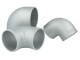 Cast Aluminum Elbow 3.00" - 76mm