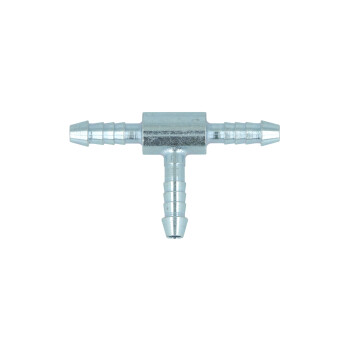 T-Stück reduziert - Metall - 10 - 8 - 10mm gerippt