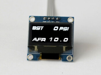 OLED 1.3" digital dual boost (Bar) + lambda AFR display - incl. sensors | Zada Tech