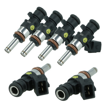 Matched set of 6 Bosch fuel injectors - 900ccm - EV14 38mm - with nozzle
