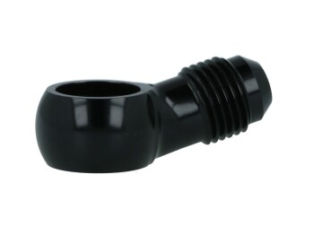 Banjo 14mm Water Feed Fitting -6AN 17 degree - black