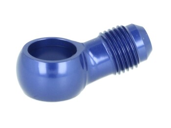 Ringauge für Wasseranschluss 17grad gewinkelt - 14mm - Dash 6 - blau