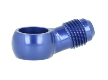 Banjo 14mm Water Feed Fitting -6AN 17 degree - blue