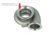 Downpipe V-Band Outlet Flange 76mm for EFR / Precision / Turbonetics - stainless steel | TRE