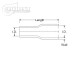 Silicone Reducer Straight, 63,5 - 60mm, Black