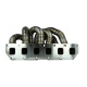 Turbo Manifold VAG R32 / V6 24V - Twinscroll T4-flange 1x MV-R WG.-port - Stainless Steel