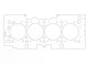 Zylinderkopfdichtung für Citroen SAXO 1.6i 16V / 80,00mm / 1,30mm | ATHENA