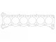 Cylinder Head Gasket Nissan SKYLINE 89-93 / 87,00mm / 1,30mm | 338144R