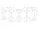 Zylinderkopfdichtung Honda INTEGRA 1.8i 16V / 85,00mm / 0.85mm | 338089R