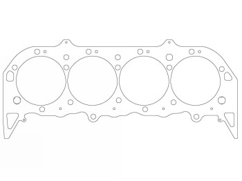 Zylinderkopfdichtung für GM / 117,60mm / 1,00mm |...